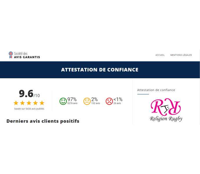 Religion Rugby, la qualité au meilleur prix